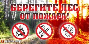Промо-аншлаг ЛА-77 "Берегите лес от пожара"