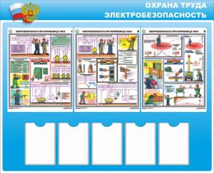 СОТ-7 Стенд Электробезопасность 1600Х1300 мм