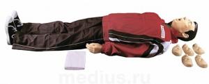 Т10 В/Р "Максим I-01" тренажер сердечно-легочной и мозговой реанимации пружинно-механический - манекен