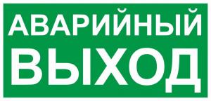 E23 "Указатель аварийного выхода"